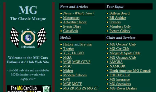 MG Cars Enthusiasts' Club